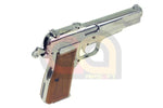 [WE] Full Metal Browning Hi-Power M1935 GBB Pistol[Chromed Plated]