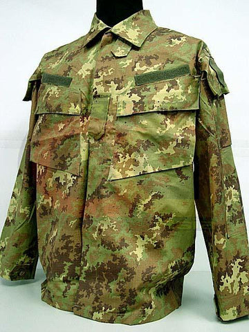 Italian Airsoft Digital Camo Woodland BDU Uniform Set L