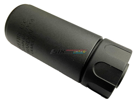 [5KU] 95mm Warden Dummy Silencer W/ Sprit Fire Tracer Unit[BLK][-14mm CCW]