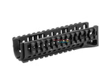 [5KU] B-10M Lower AK Rail Handguard [Upper Attachable][For AK AEG /GBB Series][BLK]