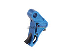 [5KU] EX Style CNC Aluminium Flat Trigger Set[For Tokyo Marui G17 / G18 GBB Series][BLU]
