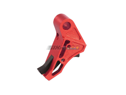 [5KU] EX Style CNC Aluminium Flat Trigger Set[For Tokyo Marui G17 / G18 GBB Series][Red]