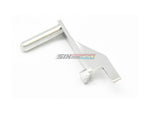 [5KU] Stainless Steel Slide Stop W/ extended Lever[For Tokyo Marui HI CAPA GBB Series][Type 4][Mirror Shine]
