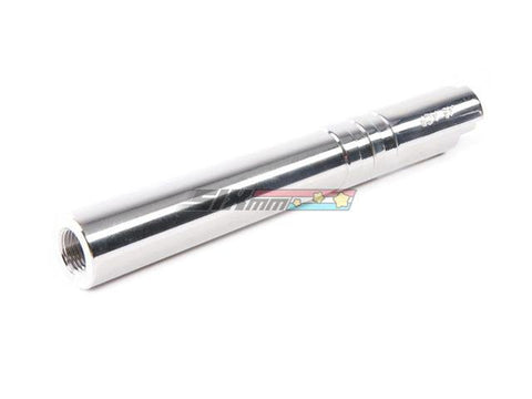 [5KU] Stainless Steel Threaded Outer Barrel[For Tokyo Marui Hi-Capa 5.1 GBB][SV]