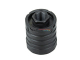 [5KU] Steel Facemount X37 AK Flash Hider[For -14mm CCW Barrel Threaded][BLK]