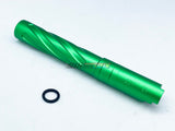 [5KU]Tornado 5 Inch Aluminium Threaded Outer Barrel [For Tokyo Marui Hi-Capa 5.1 GBB][Bright Green]