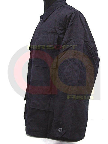 SWAT Airsoft Black 4 Pocket BDU Uniform Shirt Pants L