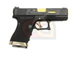 [WE] Custom SAI Style 19 T1 Airsoft GBB Pistol[BLK Slide & Gld Barrel]