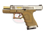 [WE] SA Style Model 19 T4 Airsoft GBB Pistol[SV Slide & GD Barrel]