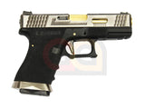 [WE] Custom SA Style Model 19 T3 Airsoft GBB Pistol[SV Slide & GD Barrel]