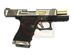 [WE] Custom SA Style Model 19 T3 Airsoft GBB Pistol[SV Slide & GD Barrel]