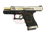 [WE] Custom SA Style Model 19 T3 Airsoft GBB Pistol[SV Slide & GD Barrel]