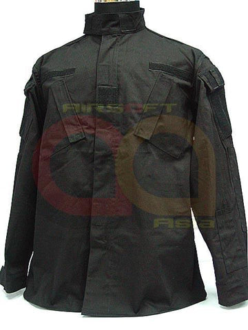 SWAT Airsoft Black BDU Uniform Set Shirt Pants XL