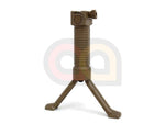 [Battleaxe] 20mm RIS Spring Bipod Foregrip[2 Side Rails][Type B][DE]