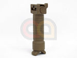 [Battleaxe] 20mm RIS Spring Bipod Foregrip[2 Side Rails][Type B][DE]