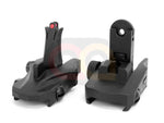 [APS][GG044] Athena Back Up Rear & Front Sight Set Black