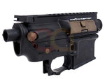 [APS] Logo Upper & Lower Metal Body Receiver for M4/M16 AEG[BLK]