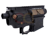 [APS] Logo Upper & Lower Metal Body Receiver for M4/M16 AEG[BLK]