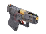 [WE-Tech] Custom SAI Style 26 T1 Airsoft GBB Pistol[BLK Slide & Gld Barrel]