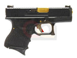 [WE-Tech] Custom SAI Style 26 T1 Airsoft GBB Pistol[BLK Slide & Gld Barrel]