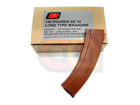 [MAG] AK74 140rds Long Magazine Box Set[5pcs/Set]