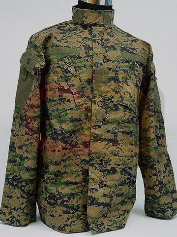 SWAT Navy Digital Camo Woodland BDU Uniform Set L