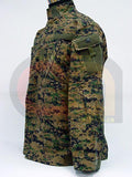 SWAT Navy Digital Camo Woodland BDU Uniform Set L