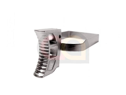 [KF Airsoft] CNC Aluminum Trigger with Trigger Ring For Tokyo Marui Hi- Capa GBB[SV]