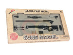 [ArmyForce] 1:6 Die- Cast Metal L96 Model Gun[BLK]