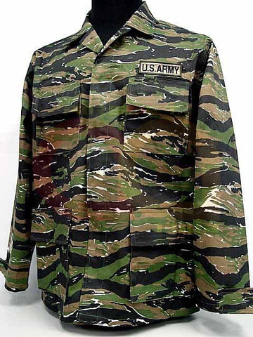 US Airsoft Tiger Stripe Camo BDU Uniform Shirt Pants XL