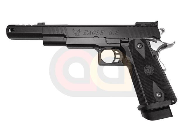 トイガン KSC STI EAGLE 5.5 KSC] STI Eagle 5.5 Hybrid GBB Pistol[Jap Ver.][BLK] – Asiaairsoft