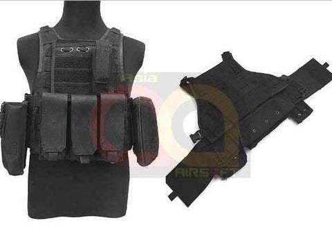 [SWAT] MOD Molle Tactical Assault Plate Carrier Vest [BLK]