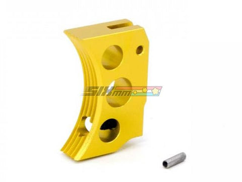 [AIP] Aluminum Trigger (Type F) for Marui Hi-capa [Short] [Gold]