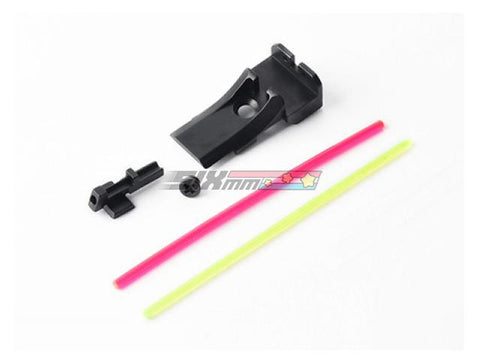 [AIP] ALUMINIUM  FRONT AND REAR SIGHT [FIBER] VERSION.2 FOR TM 5.1