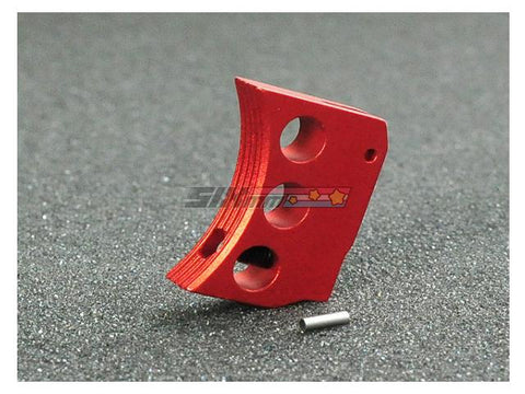 [AIP] Aluminum Trigger [Type E] for Marui Hicapa [Long] [Red]