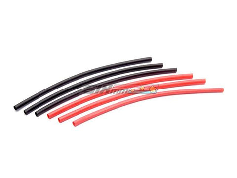 [AIP] 4mm Heat Shrink For Motor Pin 500mm long (Black & Red)