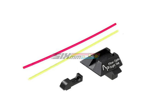 [AIP] Aluminum Front and Rear Sight for 17[Red/Green Fiber]