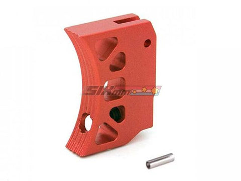 [AIP] Aluminum Trigger [Type J] for Marui Hicapa [Long] [Red]