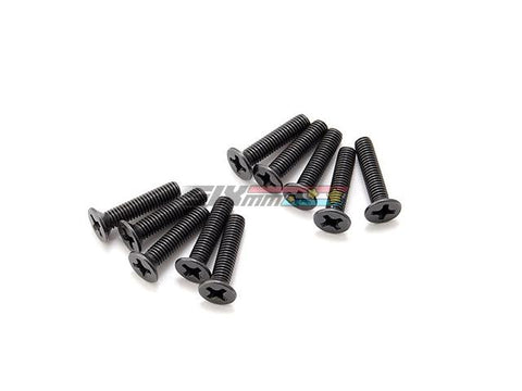 [AIP] M4 / M16 Gearbox Ver.2 Flat Head Screws (3x14 KM)