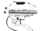 [APS] "Silver Edge" 8mm Bear Airsoft AEG Gearbox[Ver.2][Ambi Selector][Rear Wired]