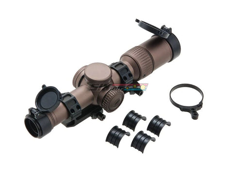 [ARES] 1-6 x 24 Illuminated RAZOR HD Airsoft Scope W/ GEI Scope Mount