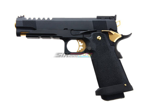 [AW Custom] HX27 Series 5.1 HI CAPA GBB Pistol[BLK W/ Gold Barrel]