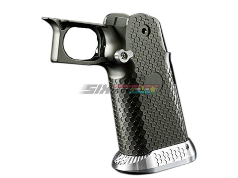 [Airsoft Surgeon] RWA Infinity CNC Aluminum Standard Logo Recess Grip Set[BLK]