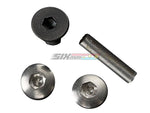 [Airsoft Surgeon] RWA Infinity CNC Aluminum Standard Logo Recess Grip Set[BLK]