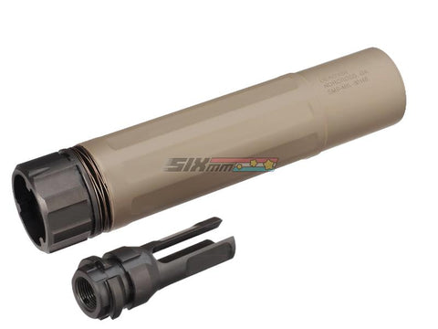 [Angry Gun] DASM-S Dummy Silencer W/ 3 Prong Flash Hider[For Noveske N4 Devgru Build][FDE]