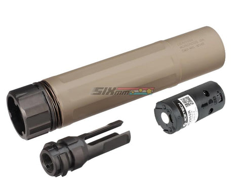 [Angry Gun] DASM-S Tracer Silencer W/ 3 Prong Flash Hider[For Noveske N4 Devgru Build][FDE]
