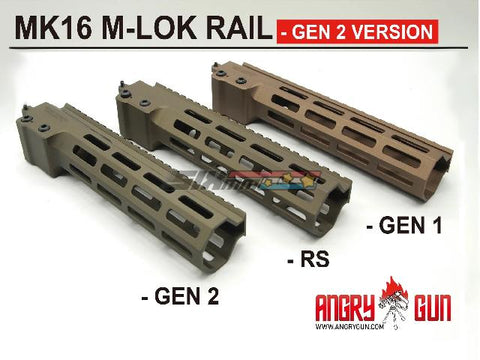 Angry Gun] MK16 URGI M-LOK RAIL 9.3 INCH[Ver. 2][DDC