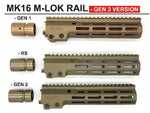 Angry Gun] MK16 URGI M-LOK RAIL 9.3 INCH[Ver. 2][BLK]