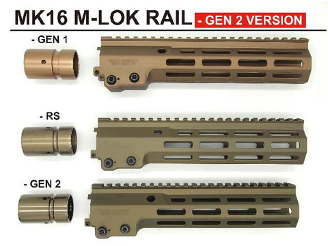 Angry Gun] MK16 URGI M-LOK RAIL 9.3 INCH[Ver. 2][DDC] – Asiaairsoft