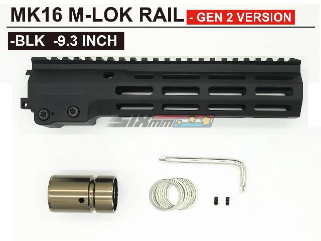 Angry Gun] MK16 URGI M-LOK RAIL 9.3 INCH[Ver. 2][BLK] – Asiaairsoft